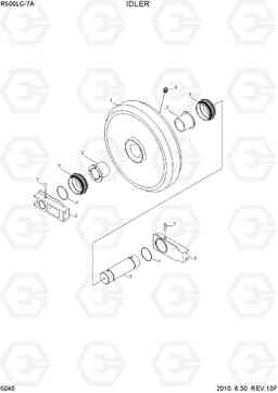 5040 IDLER R500LC-7A, Hyundai