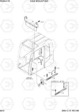 6010 CAB MOUNTING R500LC-7A, Hyundai