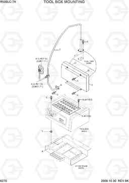 6270 TOOL BOX MOUNTING R500LC-7A, Hyundai