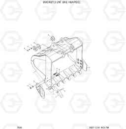 7530 BUCKET(3.20M3 SAE HEAPED) R500LC-7A, Hyundai