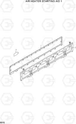 9015 AIR HEATER STARTING AID 1 R500LC-7A, Hyundai