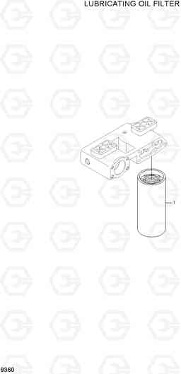 9360 LUBRICATING OIL FILTER R500LC-7A, Hyundai
