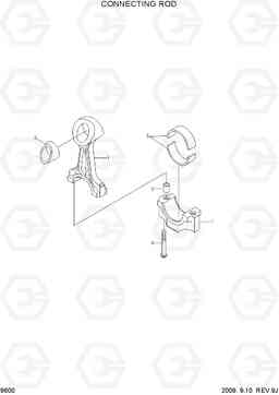 9600 CONNECTING ROD R500LC-7A, Hyundai