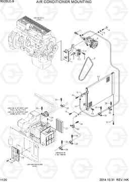 1120 AIR CONDITIONER MOUNTING R520LC-9, Hyundai