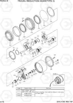 4175 TRAVEL REDUCTION GEAR(TYPE 2) R520LC-9, Hyundai