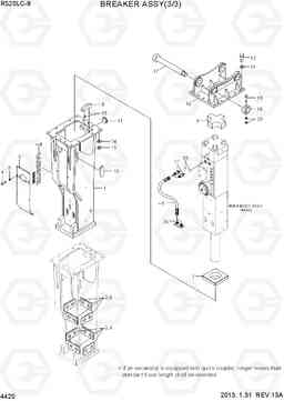 4420 BREAKER ASSY(3/3) R520LC-9, Hyundai