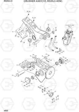 4600 CRUSHER ASSY(1/5, R520LC-9DM) R520LC-9, Hyundai