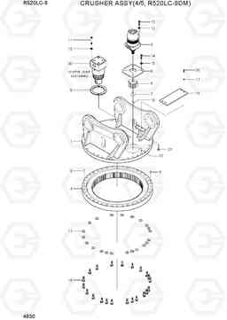 4630 CRUSHER ASSY(4/5, R520LC-9DM) R520LC-9, Hyundai