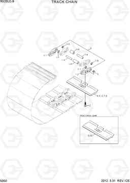 5050 TRACK CHAIN R520LC-9, Hyundai