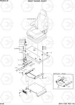 6140 SEAT BASE ASSY R520LC-9, Hyundai