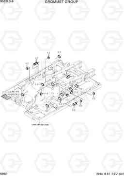 6300 GROMMET GROUP R520LC-9, Hyundai