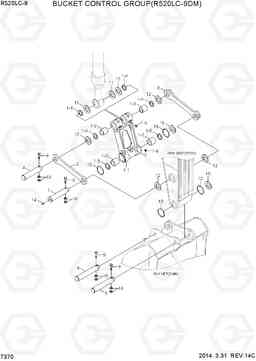 7370 BUCKET CONTROL GROUP(R520LC-9DM) R520LC-9, Hyundai