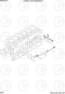 9370 LEVEL GAUGE(OLD) R520LC-9, Hyundai