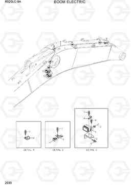 2030 BOOM ELECTRIC R520LC-9A, Hyundai