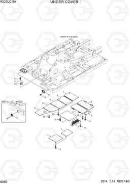 6260 UNDER COVER R520LC-9A, Hyundai