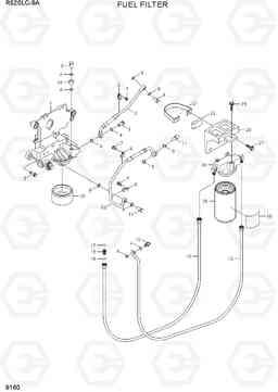9160 FUEL FILTER R520LC-9A, Hyundai