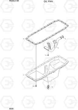 9320 OIL PAN R520LC-9A, Hyundai