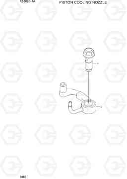 9390 PISTON COOLING NOZZLE R520LC-9A, Hyundai