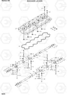 9400 ROCKER LEVER R520LC-9A, Hyundai