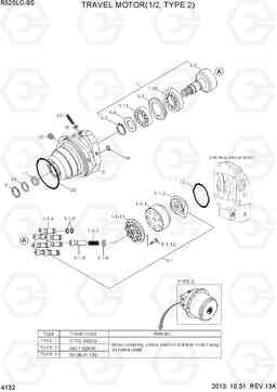4132 TRAVEL MOTOR(1/2, TYPE 2) R520LC-9S, Hyundai