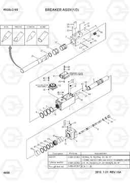 4400 BREAKER ASSY(1/3) R520LC-9S, Hyundai