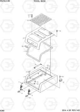 6280 TOOL BOX R520LC-9S, Hyundai