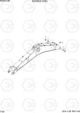 7120 BOOM(6.55M) R520LC-9S, Hyundai