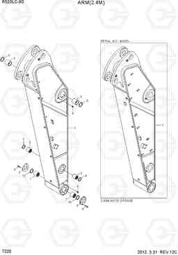 7220 ARM(2.4M) R520LC-9S, Hyundai