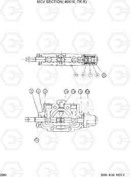 2083 MCV SECTION(-#0616, TR.R) R55-3, Hyundai