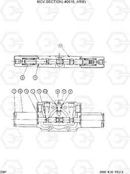 2087 MCV SECTION(-#0616, ARM) R55-3, Hyundai