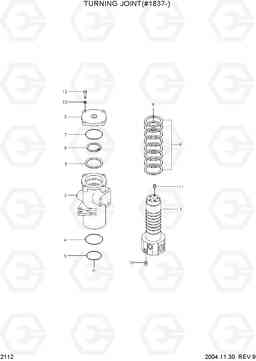 2112 TURNING JOINT(#1837-) R55-3, Hyundai