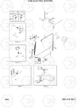 3020 CAB ELECTRIC SYSTEM R55-3, Hyundai