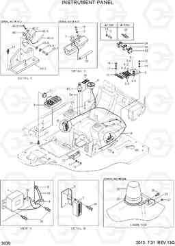 3030 INSTRUMENT PANEL R55-3, Hyundai