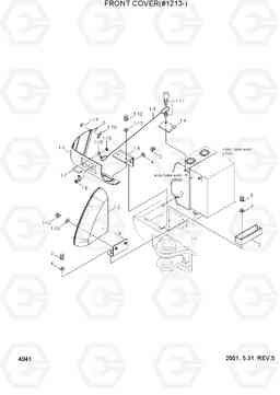 4041 FRONT COVER(#1213-) R55-3, Hyundai