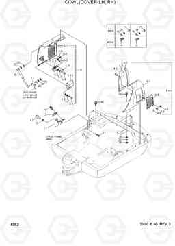 4052 COWL(COVER-LH,RH) R55-3, Hyundai