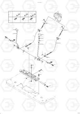 4076 TRAVEL LEVER SYSTEM R55-3, Hyundai