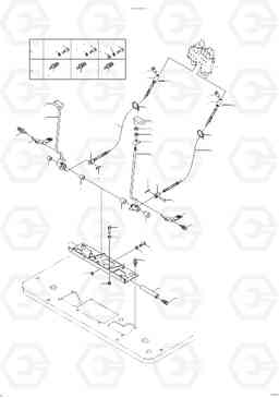 4076 TRAVEL LEVER SYSTEM R55-3, Hyundai