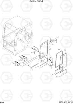 4083 CABIN DOOR R55-3, Hyundai