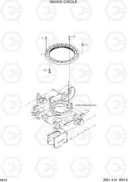 5010 SWING CIRCLE R55-3, Hyundai