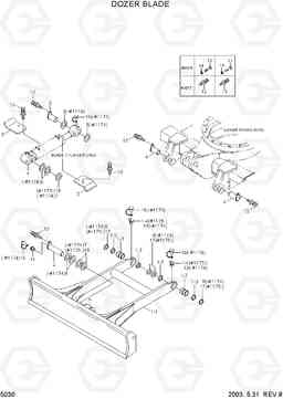 5030 DOZER BLADE R55-3, Hyundai