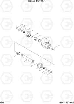 5042 ROLLER(-#1714) R55-3, Hyundai