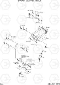 6030 BUCKET CONTROL GROUP R55-3, Hyundai