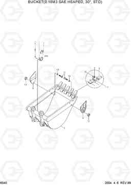 6040 BUCKET(0.18M3 SAE HEAPED, 30