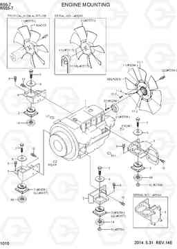 1010 ENGINE MOUNTING R55-7, Hyundai