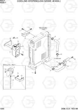 1055 COOLING SYSTEM(LOW NOISE, #1406-) R55-7, Hyundai