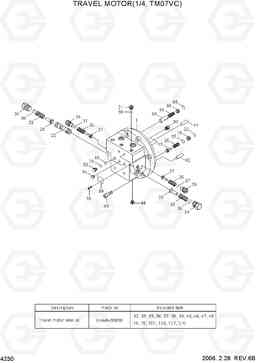 4230 TRAVEL MOTOR(1/4, TM07VC) R55-7, Hyundai