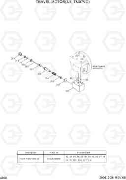 4250 TRAVEL MOTOR(3/4, TM07VC) R55-7, Hyundai