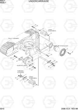 5010 UNDERCARRIAGE R55-7, Hyundai