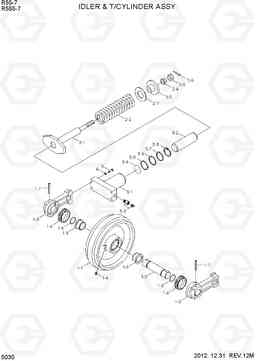 5030 IDLER & T/CYLINDER ASSY R55-7, Hyundai