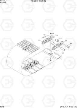5040 TRACK CHAIN R55-7, Hyundai